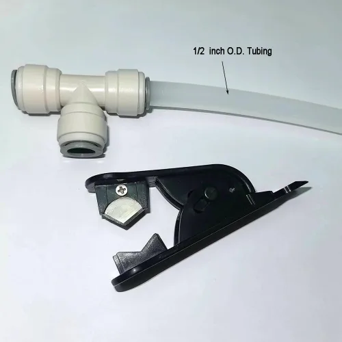 Miniatura 3 de Accesorios de tubo de copolímero de acetal de 1/2" OD, conector de mamparo, empuje para conectar para piezas del sistema de filtro de agua RO