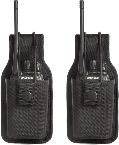 Miniatura 8 de LUITON Funda para radio Baofeng, funda de radio bidireccional para walkie talkies, funda de nailon para Motorola Kenwood Icom HYT Arcshell Baofeng