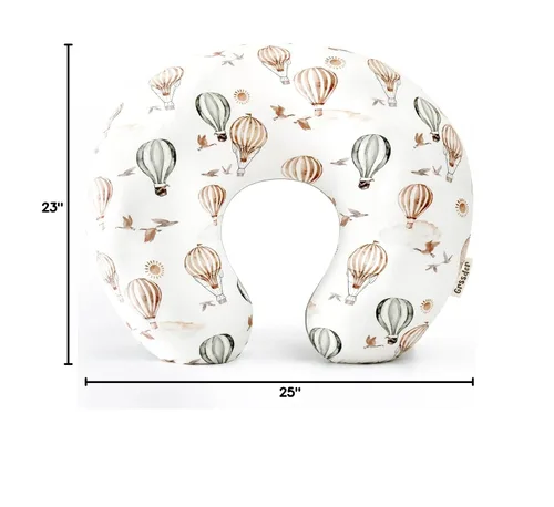 Miniatura 8 de GRSSDER Funda de Almohada de Lactancia Elástica Minky Removible Fundas de Lactancia para Almohadas de Lactancia Materna, Forro Ultra Suave y Cómodo