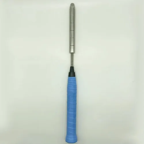 Miniatura 2 de DYNWAVE Bádminton Trainer - Raqueta de bádminton Swing Trainer Pole Práctica de acero inoxidable Bloque de peso Varilla de Bádminton Raqueta