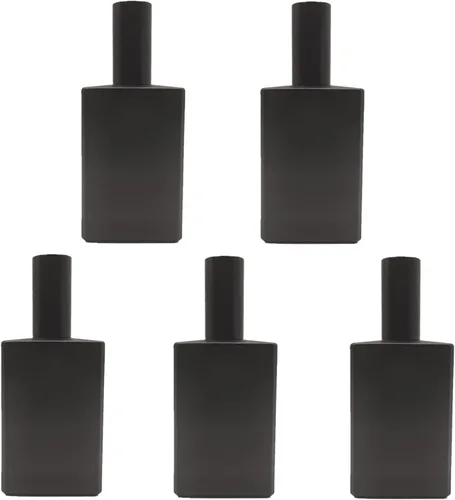 Miniatura 9 de Botella de spray de vidrio cuadrada de 8 piezas, pequeño recipiente recargable con niebla fina srpayer, botella de perfume