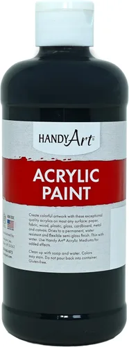 Miniatura 61 de Pintura acrílica para estudiantes, artesanías de 16 onzas. Plateado metálico