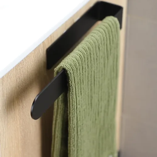 Miniatura 7 de Taozun Toallero de mano/anillo para toalla de mano, barra de toalla de baño autoadhesiva para pegar en la pared, acero inoxidable SUS 304 cepillado