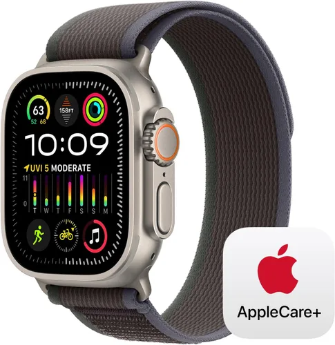 Miniatura 11 de Apple Watch Ultra 2 [GPS + Celular 49mm] Smartwatch con carcasa de titanio resistente y correa Alpine Loop Indigo pequeña. Rastreador de fitness