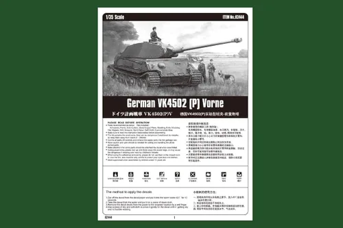 Miniatura 4 de Hobby Boss Kit de construcción alemán VK4502 (P) Vorne modelo de vehículo