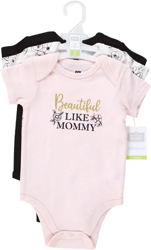 Miniatura 439 de Hudson Baby baby-girls Cotton Bodysuits 3-pack