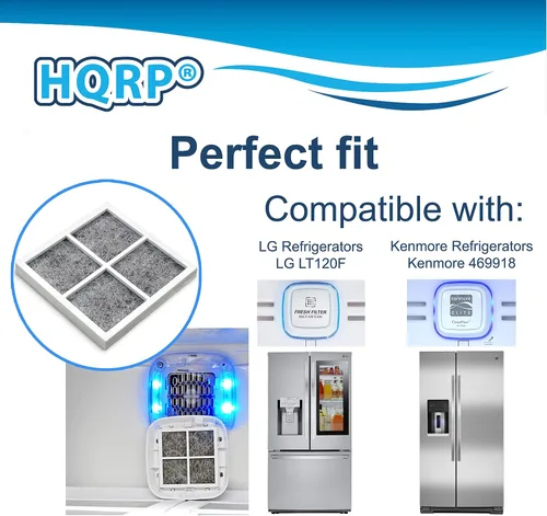Miniatura 5 de HQRP Filtro de aire fresco compatible con refrigeradores LG LFX25991ST, LFX28968ST, LFX29927ST, LFX29927SW, LFX29927SB, LFX29945ST, LFX31925ST