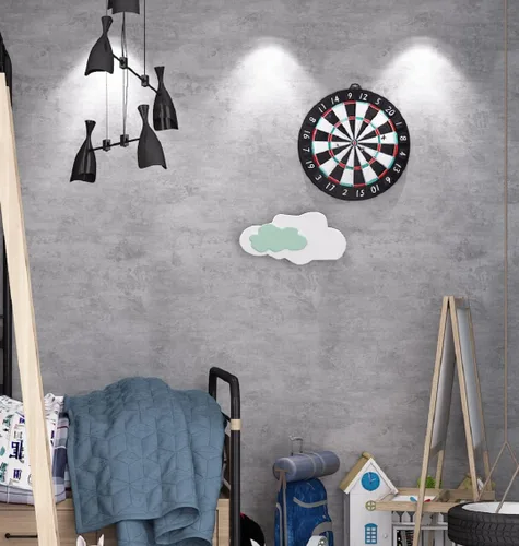 Miniatura 6 de Livelynine Papel tapiz de hormigón gris para despegar y pegar, papel de contacto de hormigón gris para encimeras de cocina, mesa, escritorio, papel