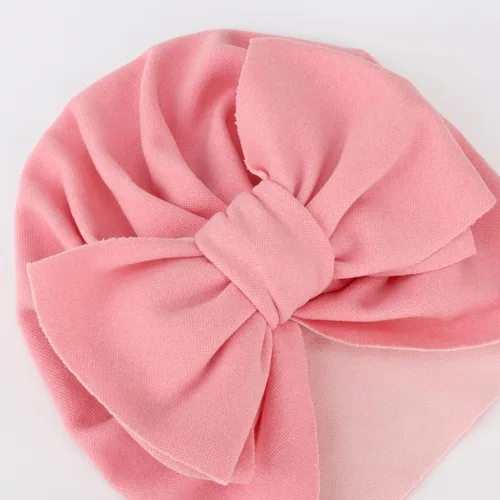 Miniatura 4 de DRESHOW BQUBO - Gorro de turbante para bebé, gorro con nudo de lazo, suave y lindo gorro de guardería