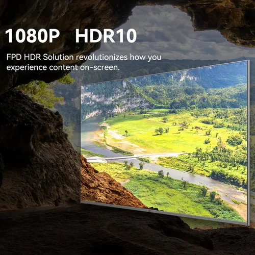 Miniatura 2 de FPD 43 Pulgadas Smart TV Pantalla Plana LED de Marco Delgado Full HD 1080p Google Cast Integrado, Transmisión en Vivo Ultra Delgado HDR10 Android