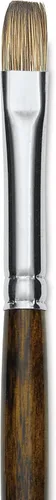 Miniatura 5 de Silver Brush Limited 26024 Monza Bright - Brocha para pinturas al óleo y acrílicas, tamaño 4, mango largo