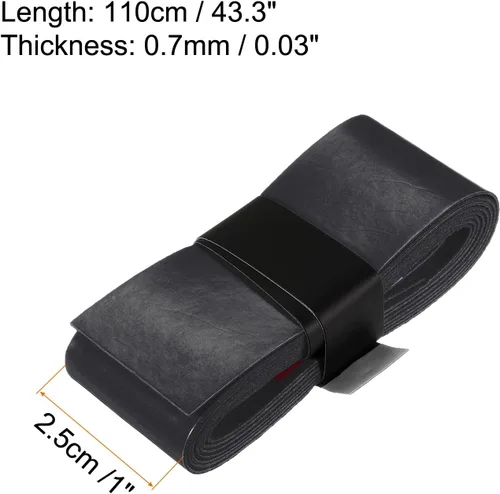 Miniatura 3 de PATIKIL Cintas de agarre para raqueta de tenis, poliuretano con agarre elástico, antideslizante, absorbe el sudor para caña de pescar de bádminton