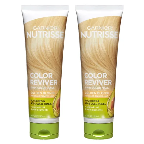 Miniatura 3 de Garnier Nutrisse Color Reviver Mascarilla de color de 5 minutos, marrón cálido para cabello teñido para nutrir y añade riqueza