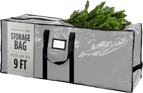 Miniatura 8 de Bolsa de almacenamiento para árbol artificial de Navidad, de gran capacidad Rojo