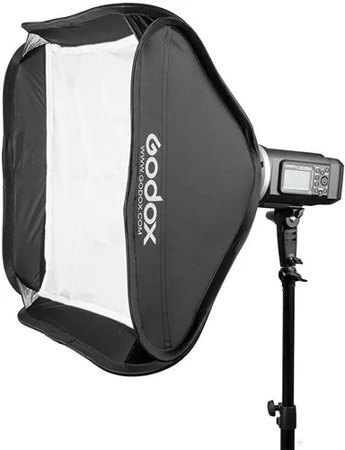 Miniatura 5 de Godox Kit de difusor portátil plegable de 32 x 32 pulgadas / 31.5x31.5 in con anillo de velocidad de montaje Bowens y estuche de transporte