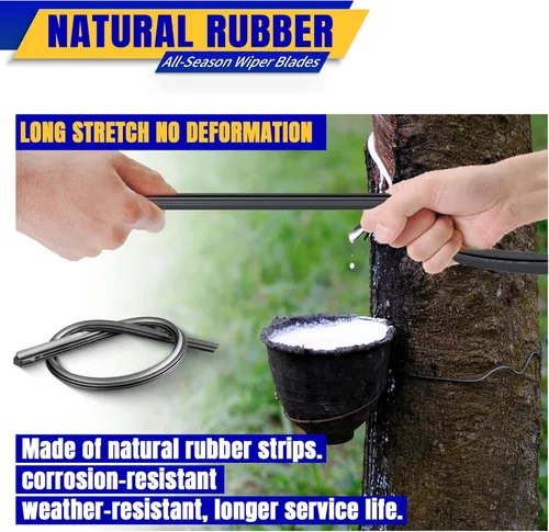 Miniatura 4 de 3 limpiaparabrisas de repuesto para KIA Sportage 2017-2022/Hyundai Santa Fe 2019-2021 2022 2023, escobillas limpiaparabrisas de repuesto