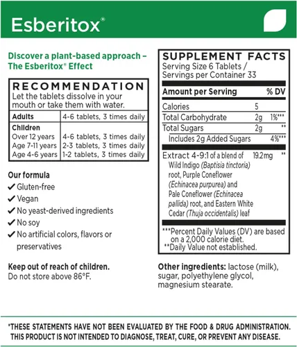 Miniatura 6 de Echinacea supercargada – 200 tabletas – Suplemento de hierbas de apoyo inmunológico con raíz de índigo silvestre y equinácea púrpura – Clínicamente