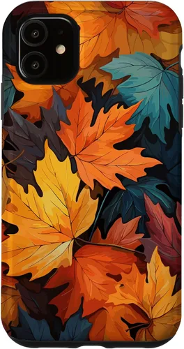 Miniatura 8 de Colorful Leaves Otoño y Otoño Tema, Otoño Color Funda para iPhone 17