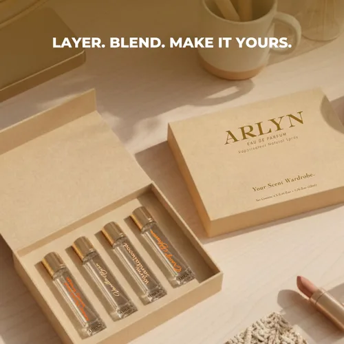 Miniatura 3 de ARLYN, Set de regalo Discovery de 4 piezas 1.76 onzas líquidas Eau de Parfum unisex, para hombres y mujeres , vegano, libre de crueldad