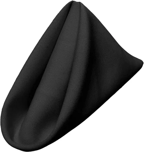 Miniatura 2 de LA Linen Paquete de 10 servilletas de popelina de poli, servilletas de tela suave, servilletas lavables y reutilizables, servilletas de mesa