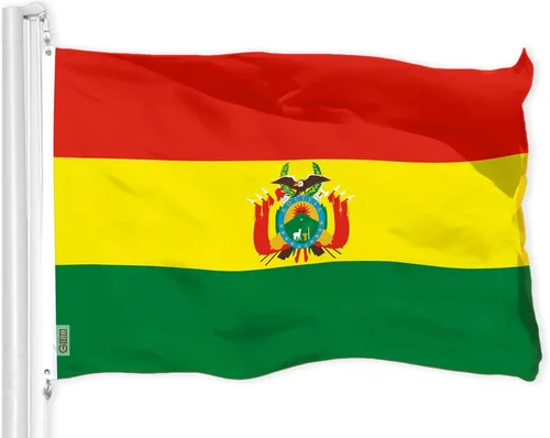 Miniatura 15 de G128 Bandera de México, 3 x 5 pies, serie LiteWeave Pro, impresa en poliéster 150D, ojales de latón, bandera de mexico
