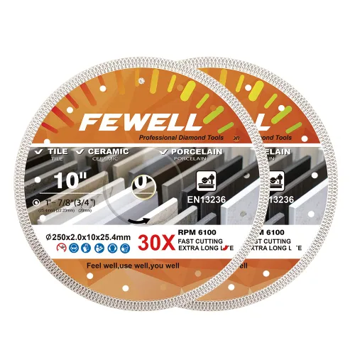 Miniatura 16 de FEWELL Hoja fina estupenda de la teja del diamante de la porcelana de 4 pulgadas 3 unids/lote para cortar azulejos de porcelana de cerámica