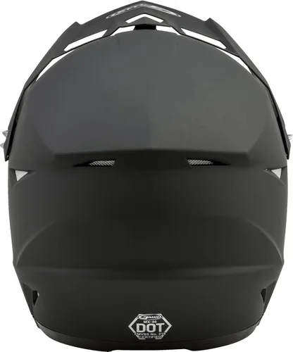 Miniatura 4 de GMAX MX-46 - Casco sólido (negro mate, XL) - Aprobado por FMVSS 218