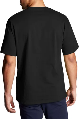 Miniatura 2 de Champion Camiseta para hombre, camiseta clásica de algodón, cuello redondo, camiseta de peso medio, logotipo escrito