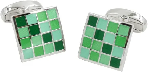Miniatura 6 de Gemelos verde coral jade Regalo de aniversario de boda 35 Husband Pressie para hombres Gemelos para ceremonia de matrimonio, Acero aleado