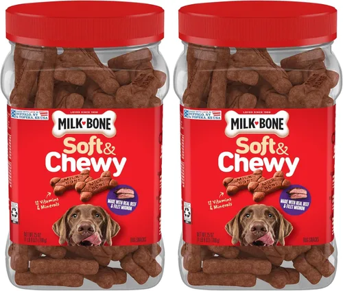 Miniatura 9 de Milk-Bone Golosinas blandas y masticables con receta de pollo para perros, 25 onzas (1 unidad)