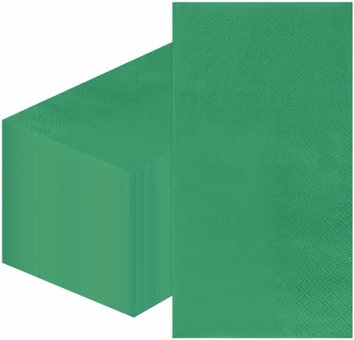 Miniatura 10 de 100 servilletas de 3 capas de color verde salvia de 13 x 15.7 pulgadas, servilletas de baño para invitados, servilletas de postre, toallas de mano