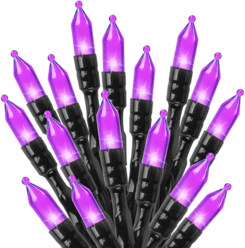 Miniatura 12 de Minetom Guirnalda de luces de Halloween para exteriores, 39 pies, 100 luces LED impermeables de Navidad con 8 modos de iluminación para Halloween