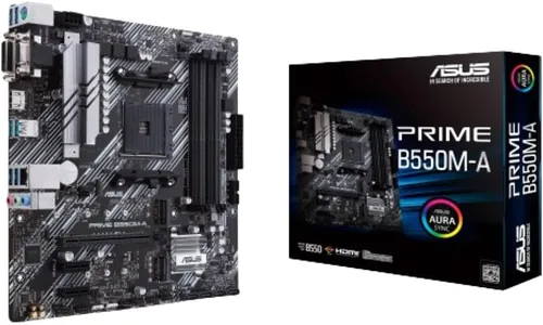 ASUS Prime B550M-A WiFi II AMD Micro ATX Placa base con PCIe 4.0, WiFi 6, memoria ECC, HDMI 2.1, cabecera RGB