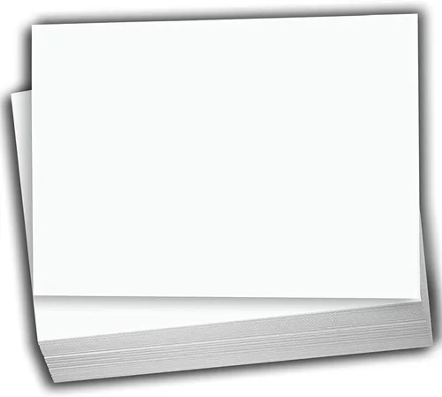 Miniatura 9 de Hamilco Cartulina blanca - Cartulina plana de 4 x 6 pulgadas y 65 libras para impresora - Paquete de 100