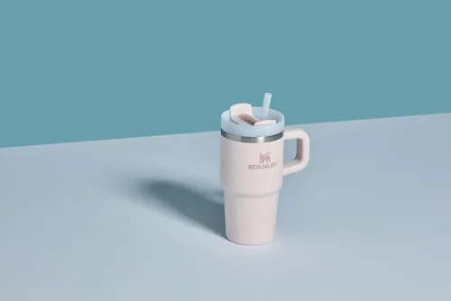 Miniatura 5 de Stanley Quencher H2.0- Vaso de acero inoxidable con asa, pajilla y tapa FlowState giratoria de 3 posiciones; aislamiento térmico, sin BPA; apto