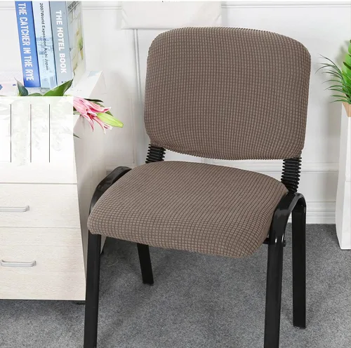 Miniatura 7 de Sunnyway Funda elástica para asiento de silla de oficina, extraíble y elástica, funda de asiento para silla de computadora, de elastano, lavable