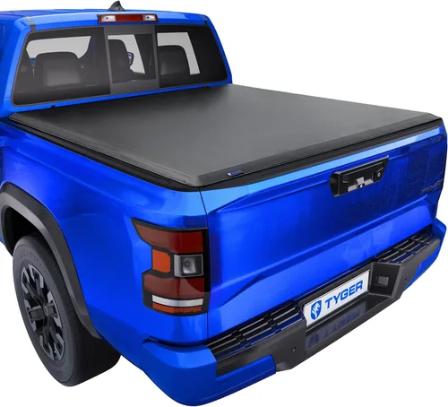 Tyger Auto T1 - Cubierta tonneau suave enrollable para caja de camioneta compatible con Nissan Frontier 2022-2026 | Caja de 6 pies (73 pulgadas) |