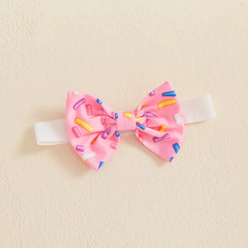 Miniatura 21 de Conjunto de ropa de cumpleaños para bebé niña pequeña, camiseta de manga larga, pantalones de campana, diadema