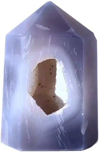 Miniatura 2 de Clúster de cristal natural Espécimen mineral ágata Geoda varita Piedra de cristal Cristal de geoda mineral (3.53-7.05 oz)