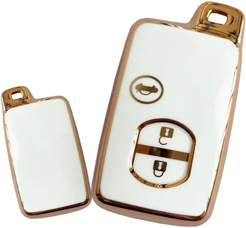 Miniatura 8 de Para Toyota 86 Crown Mark X Camry Prius Wish Ractis Avensis Aqua IQ Vitz Land Cruiser Prado Key Fob Accesorios Cubierta de la llave Smart Key Holder