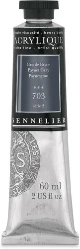 Miniatura 5 de Sennelier Acrílico para artistas extrafinos, 2.0 fl oz, luz verde cromo S3