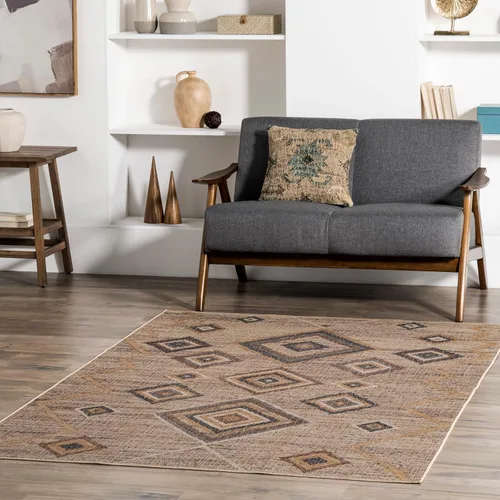 Miniatura 26 de nuLOOM Kasie Natural - Alfombra de 5 x 8 pies, lavable a máquina, antideslizante, para sala de estar, dormitorio, habitación de los niños, 2-Natural