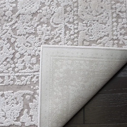 Miniatura 4 de SAFAVIEH Alfombra de área de 8 x 10 pies - Colección Reflection - Grande - Beige y crema, no desprende pelusa y es fácil de limpiar, ideal para sala