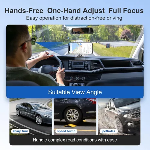 Miniatura 7 de Soporte magnético para teléfono de coche, imán fuerte para teléfono, soporte de accesorios [360°] hembra-macho - teléfono inteligente y navegación