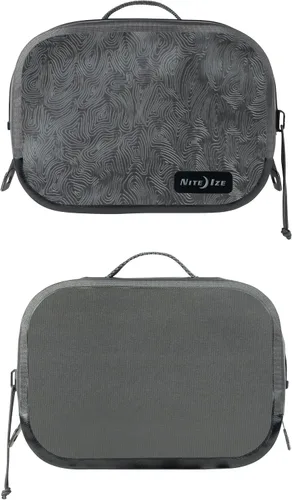 Miniatura 2 de Nite Ize Runoff Cubo de embalaje pequeño impermeable, bolsa de viaje impermeable IP67, bolsa seca con compresión, carbón