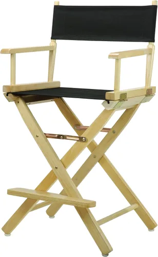 Miniatura 12 de Casual Home - Silla de director de 24 in, marco de roble miel, con lona color verde cazador, altura de mostrador Marco de roble miel - Madera maciza
