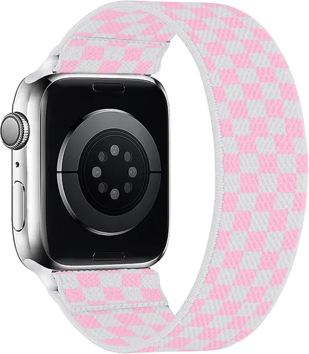 Miniatura 12 de Correas elásticas Solo Loop compatibles con Apple Watch de 38mm 40mm 41mm, trenzadas, de nailon, para mujeres y hombres, para iWatch Series