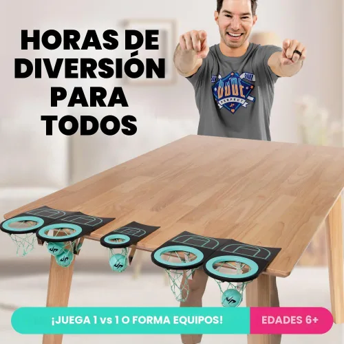 Miniatura 5 de Dude Perfect Sticky Tic Tac Toe y juego de rollos de mesa Juegos para interiores y exteriores, diversión perfecta para noches de juegos familiares