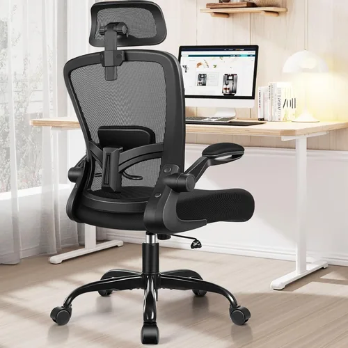 Miniatura 2 de FelixKing Silla de Oficina, Silla de Escritorio con Soporte Lumbar Ajustable, Silla de Computadora Ergonómica con Respaldo Alto y Respaldo