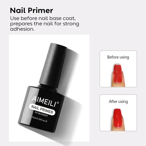 Miniatura 2 de AIMEILI Base de gel UV LED para polvo acrílico y gel constructor de uñas